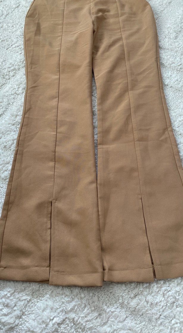 Bej Kadın Kumaş Pantolon - Görsel 2