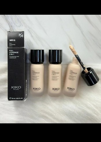 KIKO WR10 Açık Bej Kapatıcı ve Fondöten