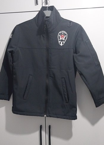 s Beden Siyah Fermuarlı Street Wear Ceket