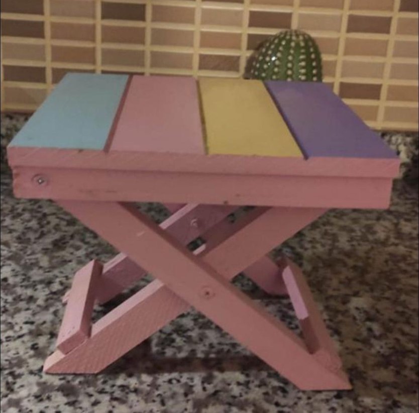 Çok Renkli Pastel Çocuk Rafı - Görsel 4