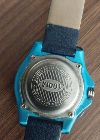 Turkuaz Renk Vintage çocuk Saati - Görsel 2