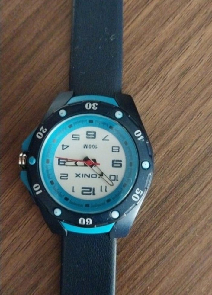 Turkuaz Renk Vintage çocuk Saati - Görsel 5