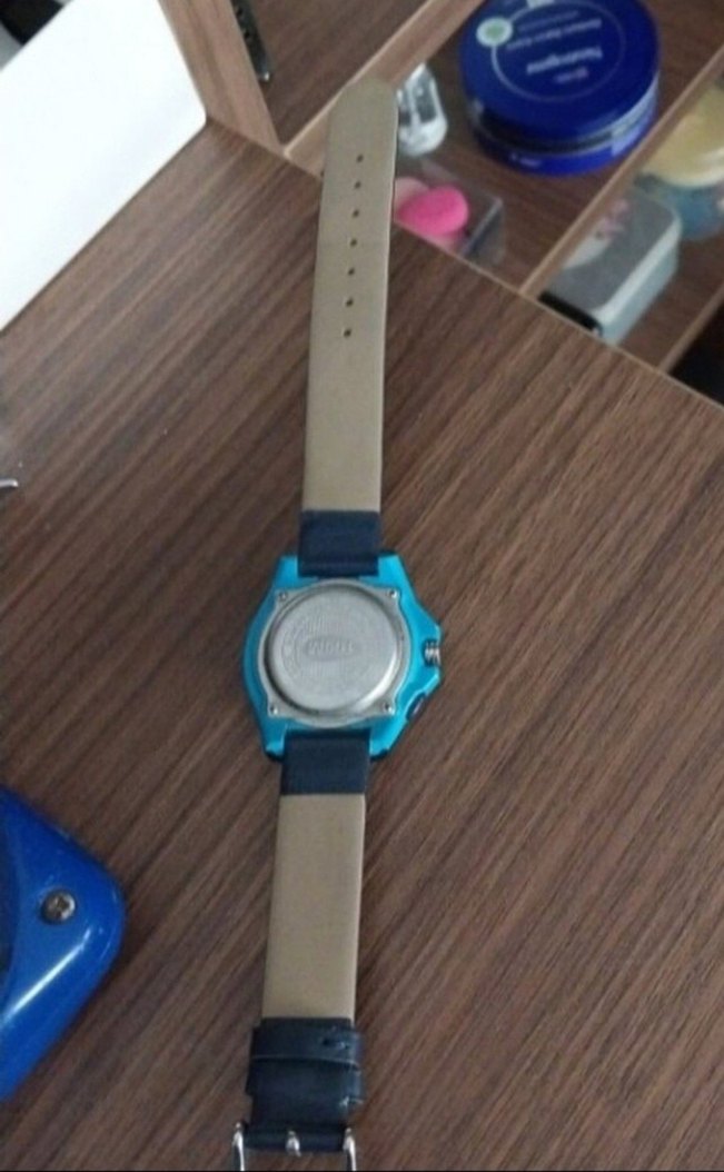 Turkuaz Renk Vintage çocuk Saati - Görsel 3