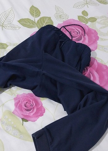 Mavi Rahat Kesim erkek Eşofman Altı - Görsel 8