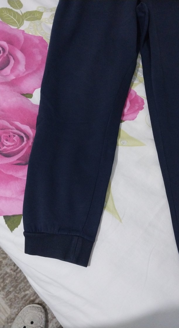 Mavi Rahat Kesim erkek Eşofman Altı - Görsel 5