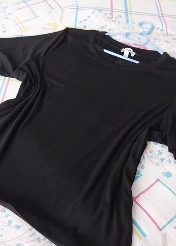 Siyah Kısa Kollu  Tişört - Görsel 9