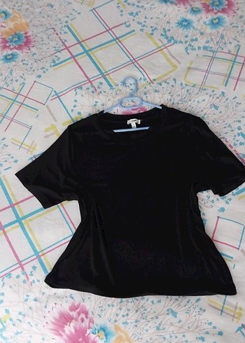 Siyah Kısa Kollu  Tişört - Görsel 3