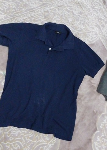 Erkek Lacivert Kısa Kollu Polo Tişört - Görsel 3