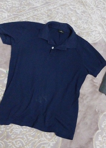 Erkek Lacivert Kısa Kollu Polo Tişört - Görsel 4