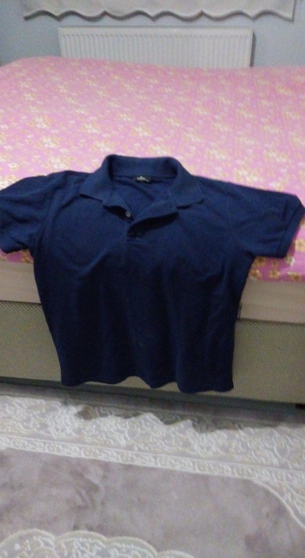 Erkek Lacivert Kısa Kollu Polo Tişört - Görsel 2