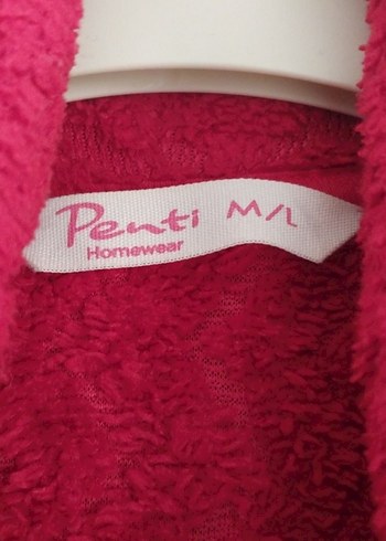 Kadın Kırmızı Bohem Rahat Sabahlık - Görsel 3