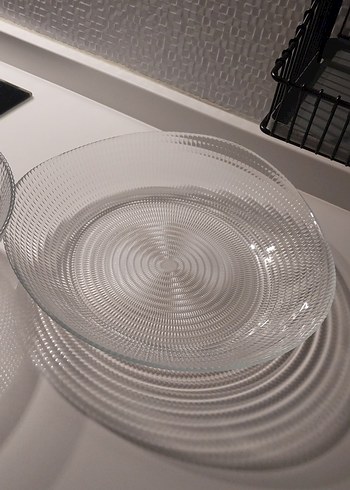 Gri Noktalı Çağdaş Tabak Seti - Görsel 7