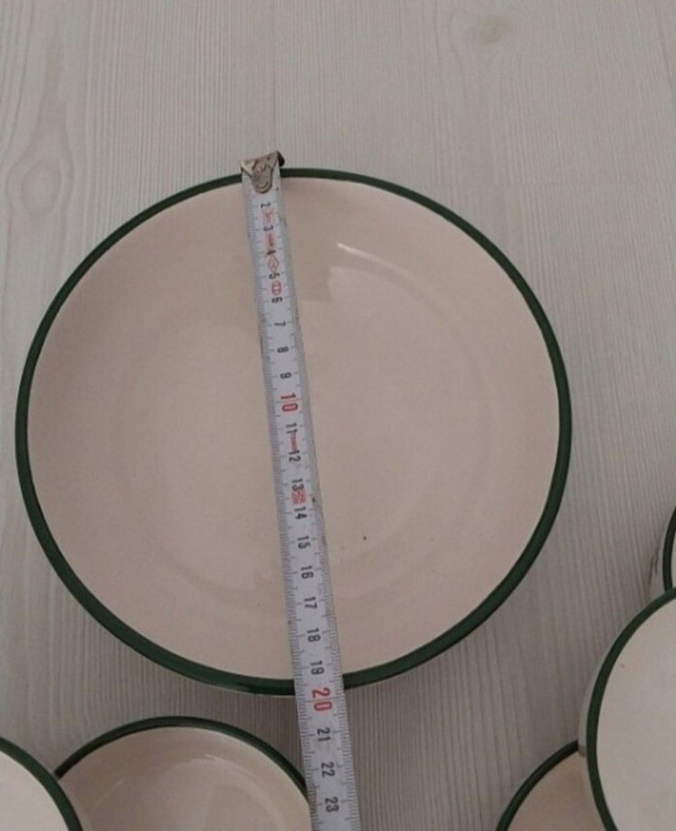 Nakış Desenli Beyaz Seramik Kase Seti - Görsel 3