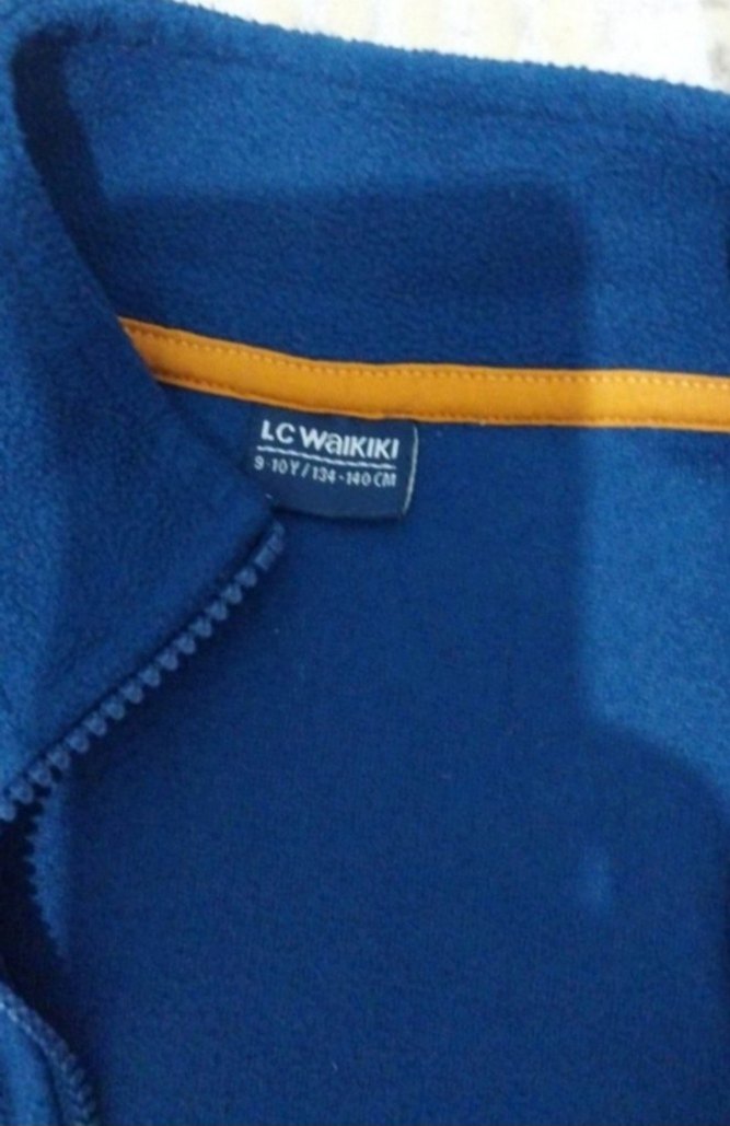 Erkek çocuk Lacivert Fermuarlı Polar Sweatshirt - Görsel 2