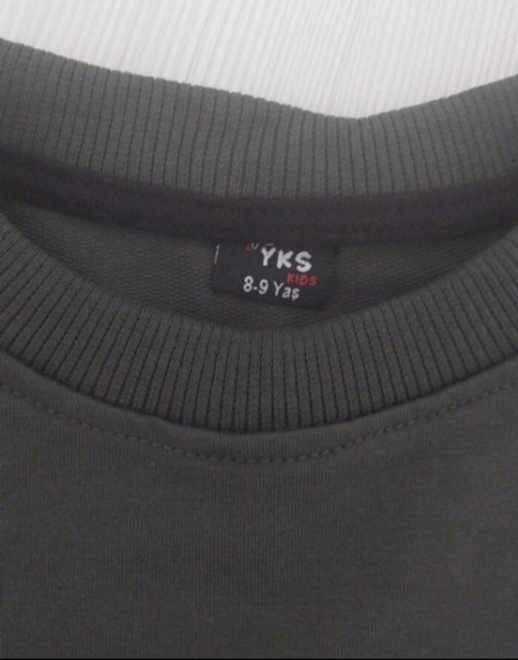 Erkek Çocuk Kamuflaj Desenli Gri Sweatshirt - Görsel 5