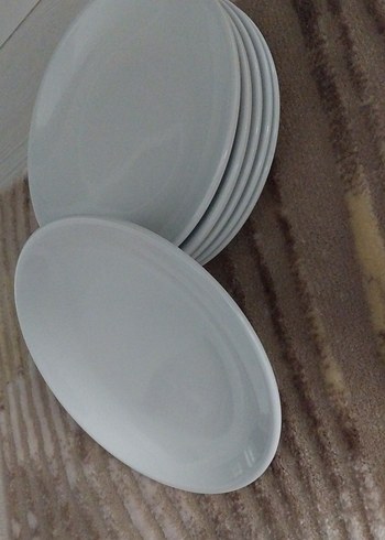 Beyaz Yuvarlak Tabak Seti - Görsel 2