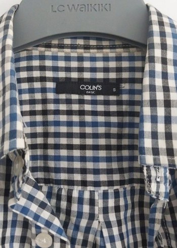 Gri Kareli Pamuklu Erkek Gömlek - Görsel 6