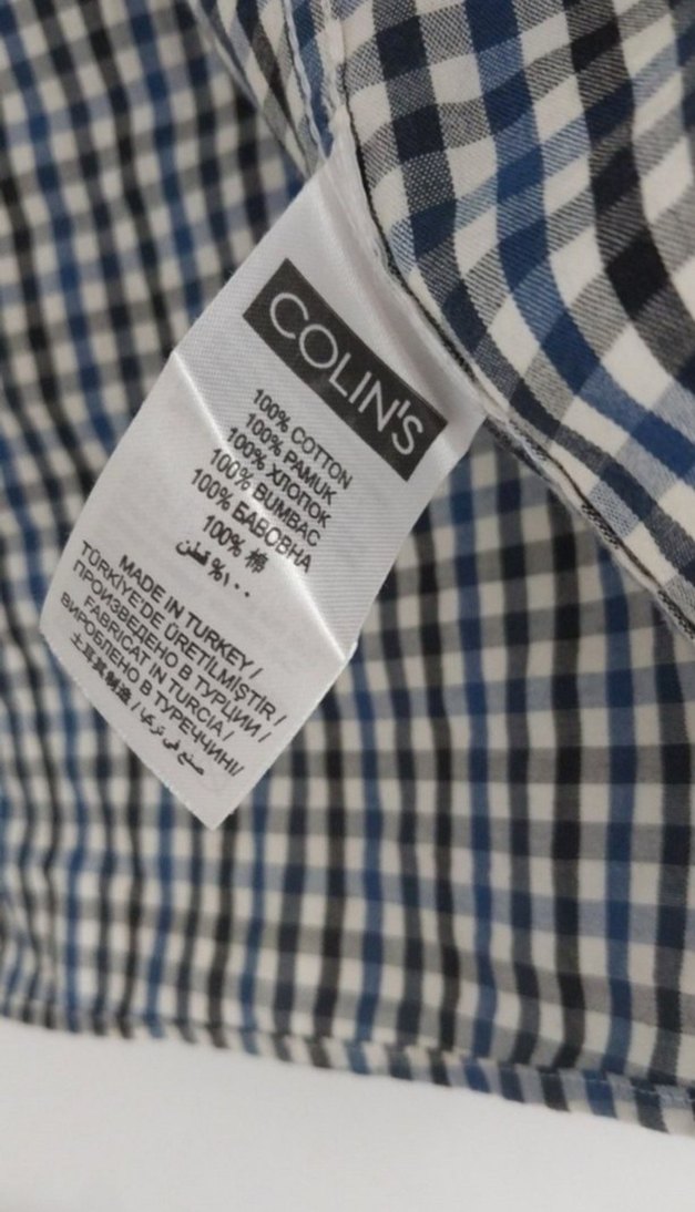 Gri Kareli Pamuklu Erkek Gömlek - Görsel 5