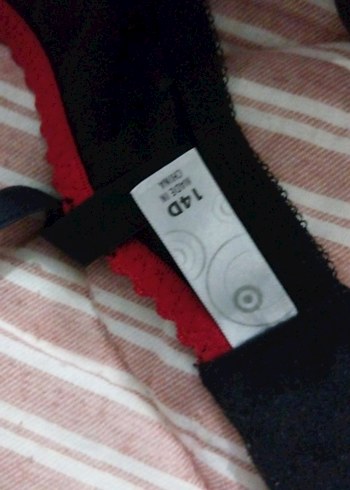 Bordo Gotik Dantel Desenli Sütyen - Görsel 4