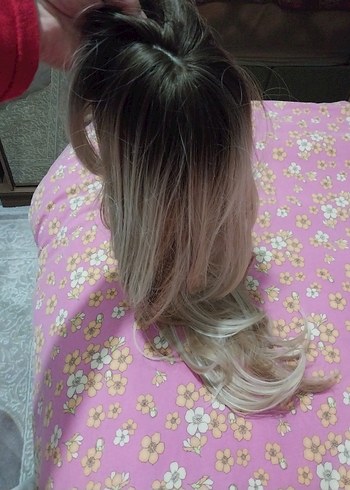 Pembe Püsküllü Bohem Kadın Saç Aksesuarı - Görsel 4