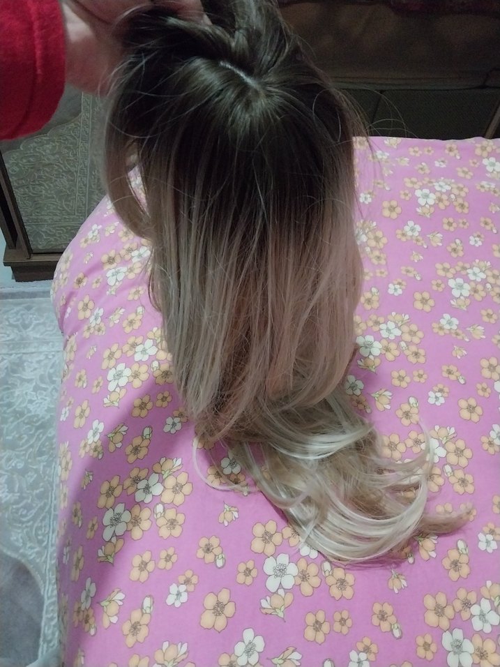 Pembe Püsküllü Bohem Kadın Saç Aksesuarı - Görsel 4