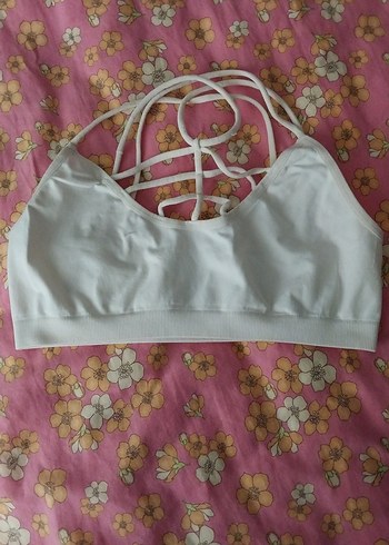 Beyaz Bohem Spor Sütyeni - Görsel 2