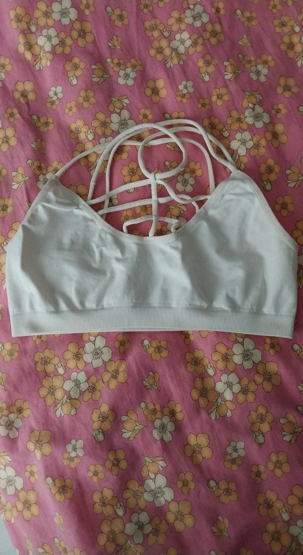 Beyaz Bohem Spor Sütyeni - Görsel 2