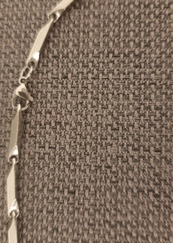 Uzun Zincir Detaylı Yılan Desenli erkek kolye - Görsel 3