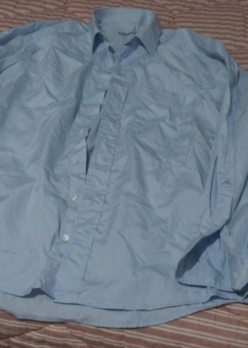 Gri Erkek Keten Gömlek - Görsel 4