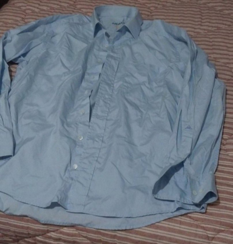 Gri Erkek Keten Gömlek - Görsel 4