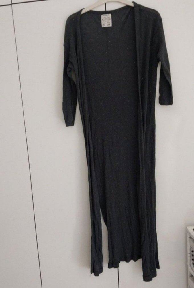 Pull&Bear Gri uzun - Görsel 3