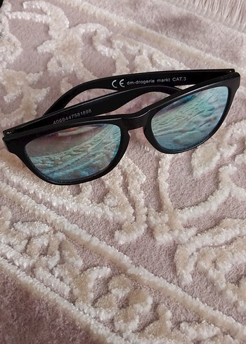 Turkuaz Transparan çocuk gözlük - Görsel 3