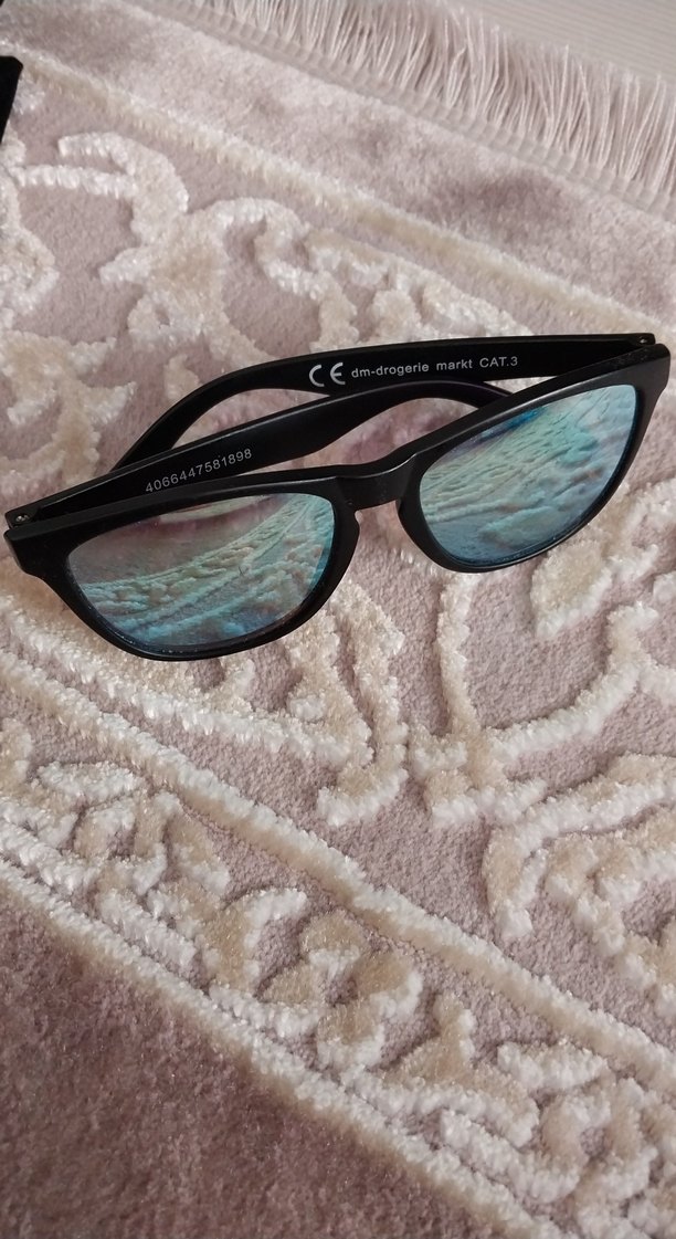 Turkuaz Transparan çocuk gözlük - Görsel 2