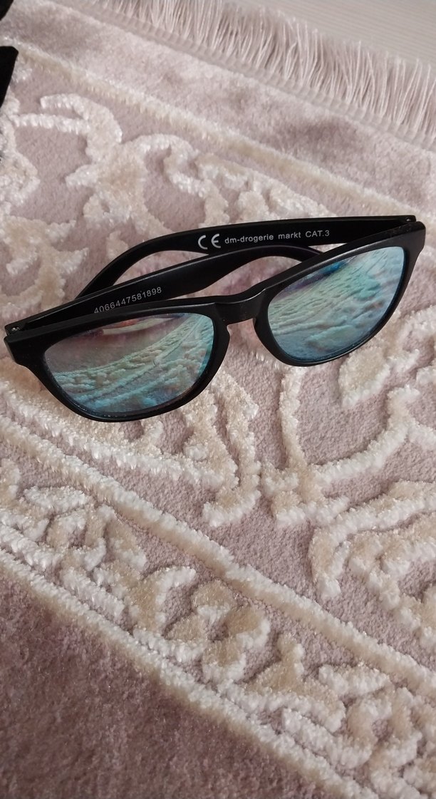 Turkuaz Transparan çocuk gözlük - Görsel 3