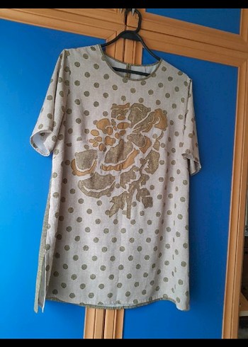 Bohem Tarzı Baskılı  Tişörtü - Görsel 7