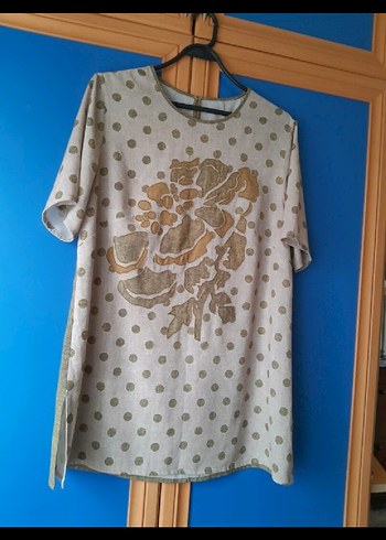 Bohem Tarzı Baskılı  Tişörtü - Görsel 5