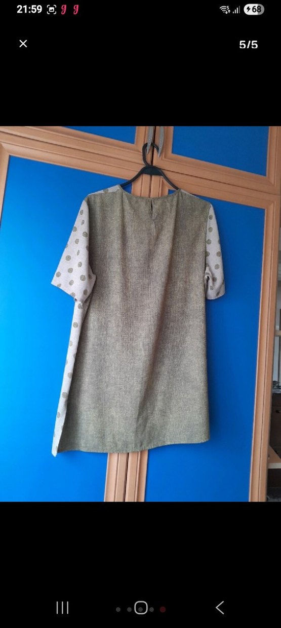 Bohem Tarzı Baskılı  Tişörtü - Görsel 3