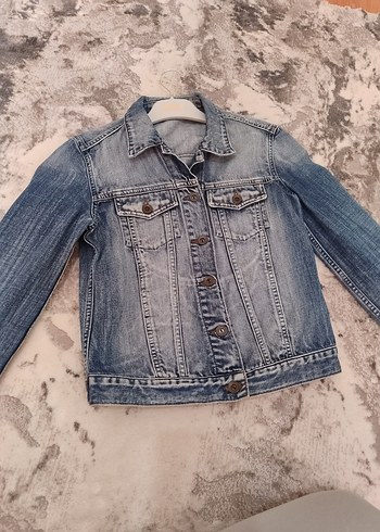 xs Beden Mavi Marka Düğmeli Mavi Kadın Ceket