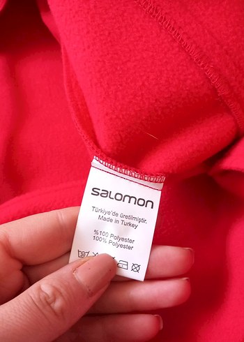 m Beden kırmızı Renk Salomon Unisex Spor Ceket