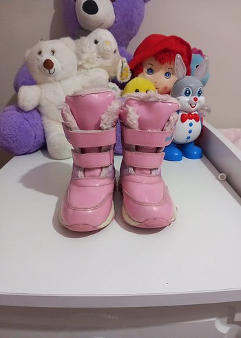 Walt Disney World Disney Kız Çocuk Pembe Polar Kar Botu - Kaydırmaz Taban