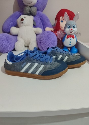 Orjinal Adidas samba Unisex Spor Ayakkabı - Bağcıklı, Düz Taban