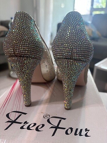 39 Beden Cinderella model topuklu ayakkabı