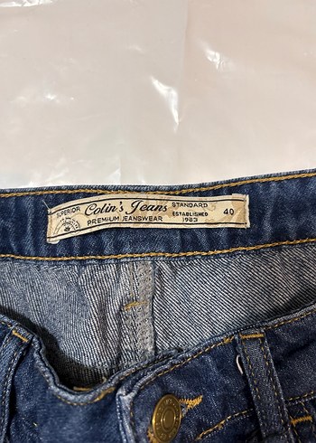 Colins Kadın Jean Kot Şort - Görsel 3