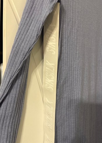 Uzun Kollu Yüksek Yakalı Kadın Triko Elbise - Görsel 2