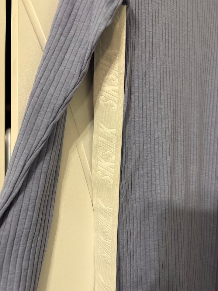 Uzun Kollu Yüksek Yakalı Kadın Triko Elbise - Görsel 2