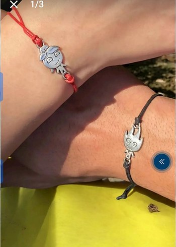 Bohem Kırmızı Boncuklu Bileklik - Görsel 3