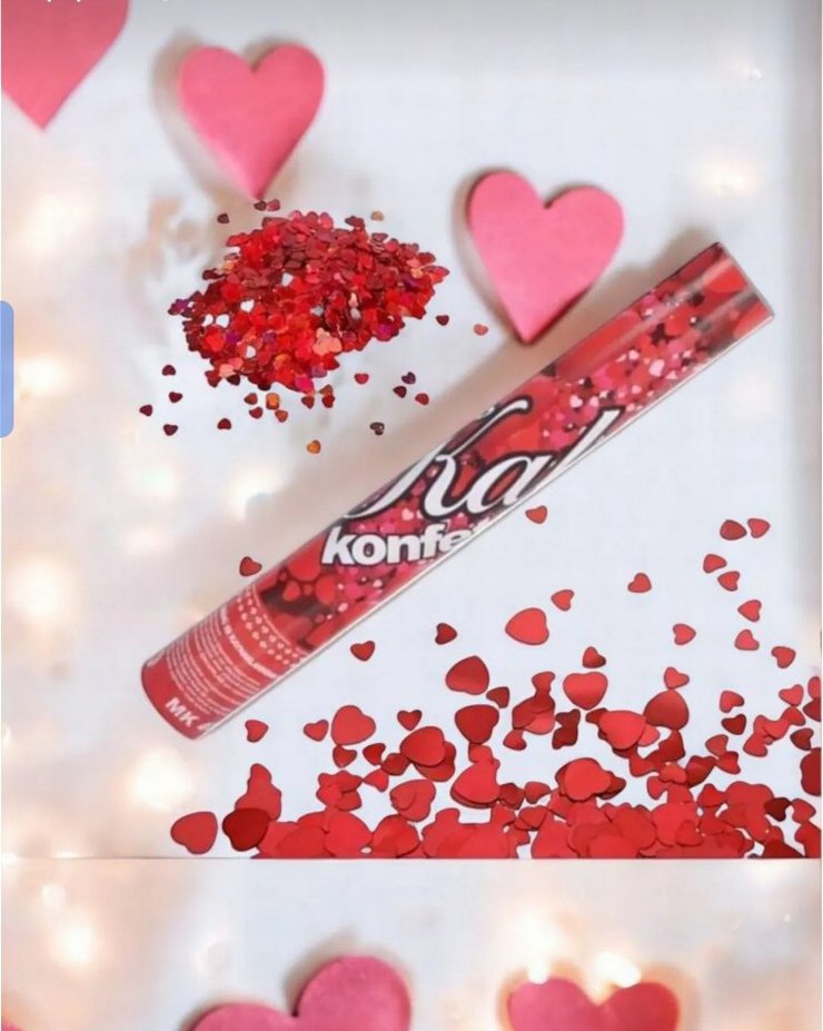 Renkli "I Love You" Kalp Balon - Görsel 2