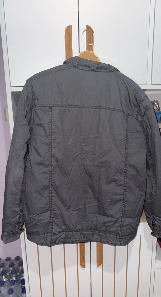 LC Waikiki Koyu Gri Kapitone Ceket — görsel 3/3