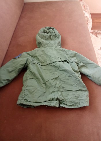 24-36 Ay Beden gri Renk Düğmeli Gri Erkek Çocuk Sweatshirt