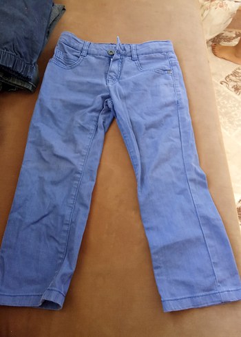 Pastel Mavi Erkek çocuk Denim Pantolon